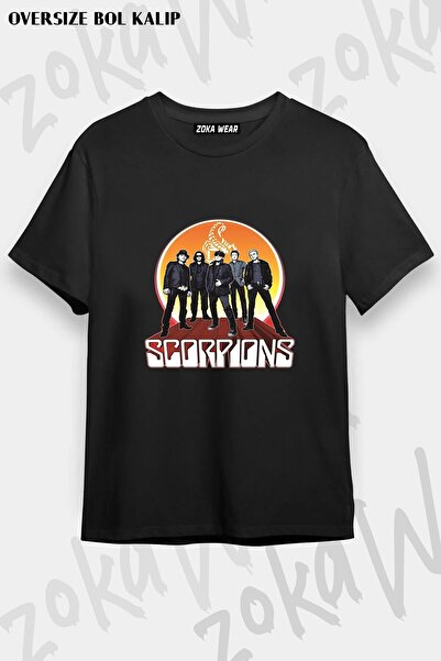 ZOKAWEAR Unisex široka majica sa printom Scorpions v2