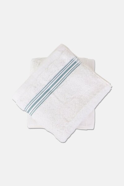 Nestwell 2 Pieces Textured Hand Towel, White