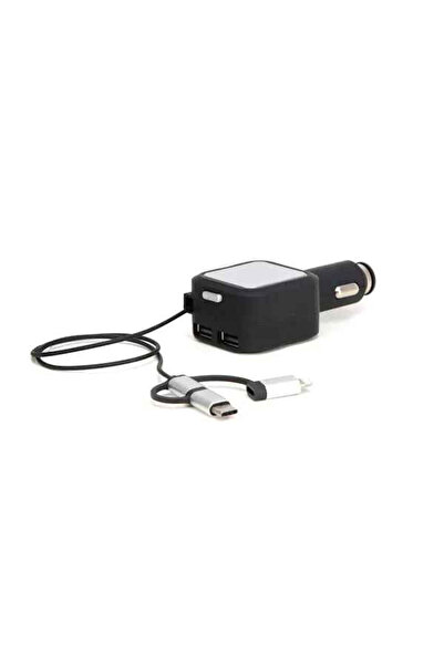 streetwize Încărcător auto telefon 3 în 1 12V-24V, 2xUSB, 5V 4.8A, cu adaptor...