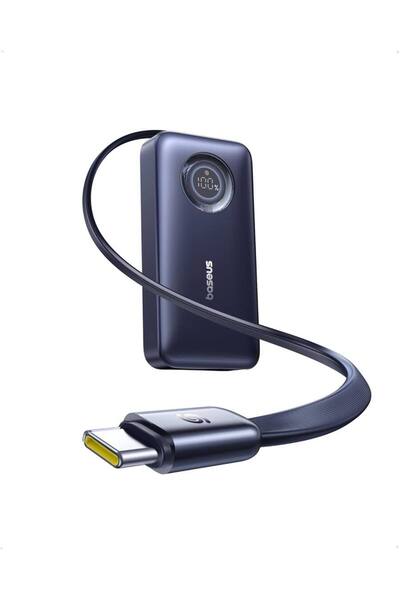 Baseus EnerCore CR11 10000mAh 45W Baterie externă cu cablu USB-C retractabil