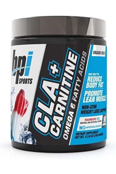 BPI SPORTS سي إل إيه + كارنيتين 350 جرام - نكهة آيس كريم قوس قزح (50 حصة)