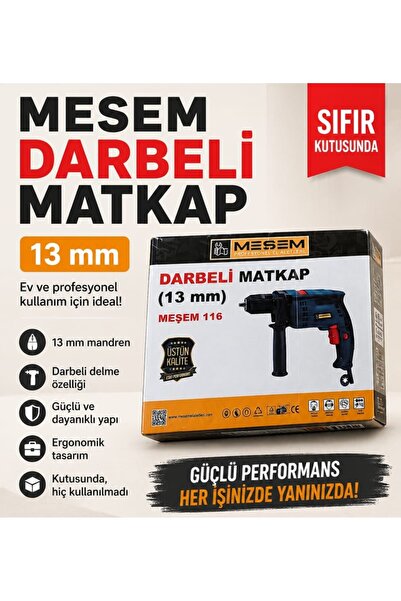 RYODEL Meşem Darbeli Matkap Meşem-116