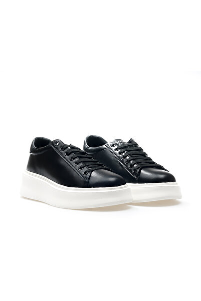 Lufian Men's White & Black Sneaker Shoes 2-Pack |   Daily Use, Lace-Up, Comfo...