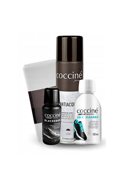 Coccine Set de curatare a incaltamintei, Coccine, innegritor + curatitor de t...