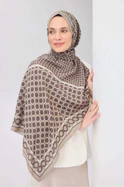 Silk Home Urban Hours Marble Green Gray Mayda Shawl
