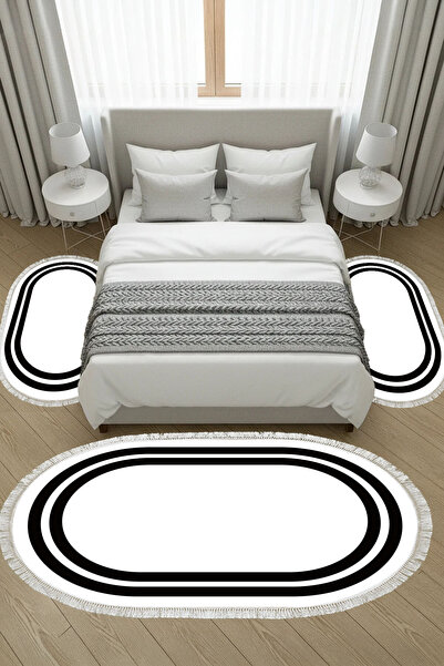 ALANUR Non-Slip, Washable, Digitally Printed 3-Piece Toilet Seat Set |   Oval...