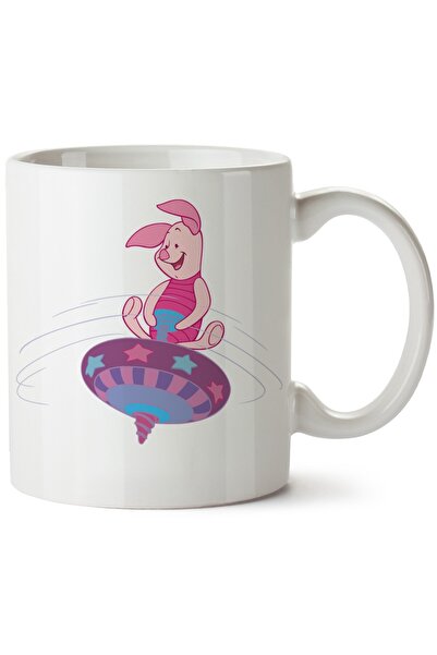 ET ERTAPASSAGE original creative designs Piglet Printed Porcelain Mug, Machin...