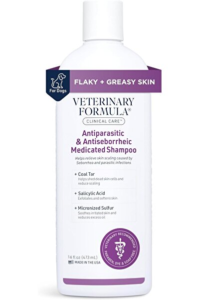 Veterinarian Formula شامبو للكلاب مضاد للطفيليات ومضاد للالتهابات الدهنية من ...