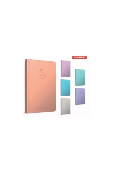 Gıpta دفتر ملاحظات بغطاء صلب مخيط بخيوط CHARM NOTES مقاس 13x21 96YP. خطوط
