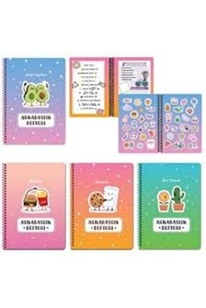 KESKİN COLOR Sharp 16X23 80 Yp. Spiral Bound Hard Cardboard Cover Dating Note...