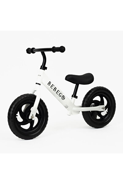 bebego Bicicletă de echilibru, fără pedale, pentru copii, GORGO alb