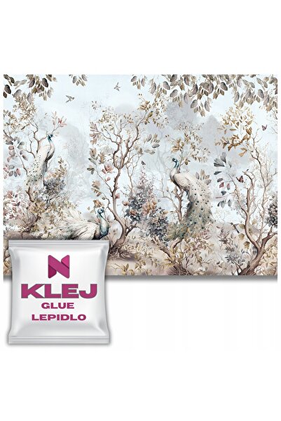 Naklejkomania Fototapet Cu Pauni Pentru Decoratiuni De Living, 260x390