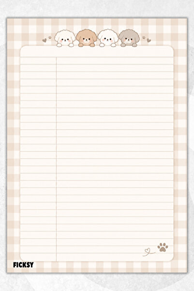 Ficksy A4 Notepad Lined Notebook - 50 Sheets - Memopad - Notepad - Notepad - ...