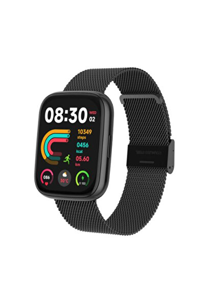 Forever Ceas Smartwatch SW-330 ForeVigo 4 Negru, Bluetooth, Ecran AMOLED 1.95...