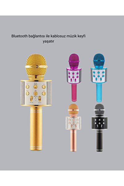ZERO LAND MARKENIO Kablosuz Bluetooth Mikrofon (12951) Yankı Efektli