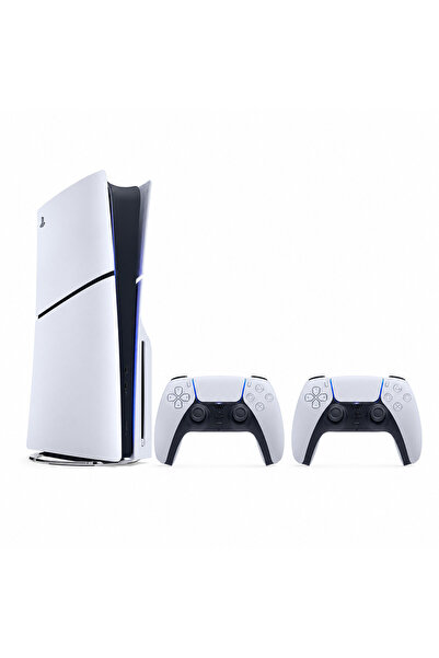 Sony Consolă PlayStation 5 Slim (PS 5) 1 TB + 2 Controlere, E-Chassis, Alb, S...