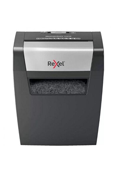 Rexel Momentum X406 Ръчен шредер за напречно нарязване, 6 листа, P4, Черен