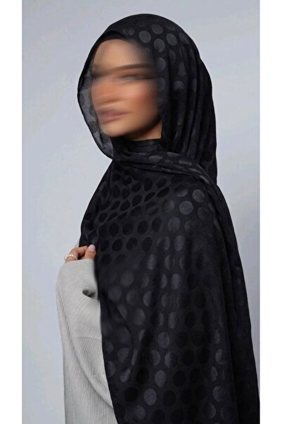 ISHRAQAT AL-AMAL طرح منقط حرير لامع ترند الوان مختلفه بنفشه دوائر مدمجه في النسيج تمنح الإطلالة مظهراً حيوياً وأنيقاً يفيض بالنعومة والعصرية.