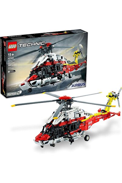LEGO Technic Airbus H175 Rescue Helicopter 42145 Building Toy Set for Kids, B...