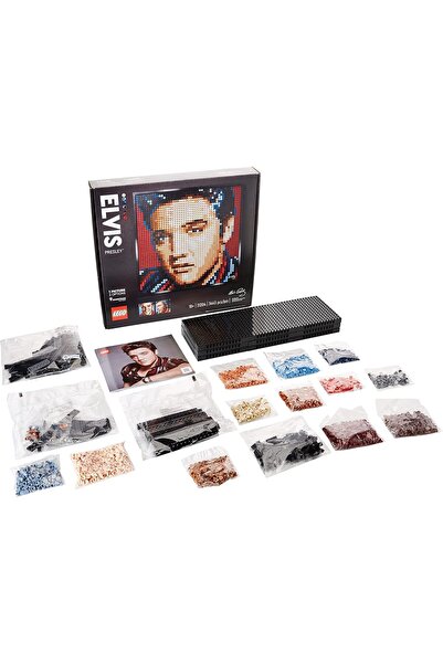 LEGO مجموعة بناء آرت إلفيس بريسلي ذا كينج 31204 للبالغين (3445 قطعة)