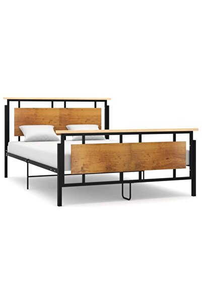 vidaxl Cadru de pat, 140x200 cm, metal