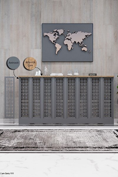 ENDLESS SHOPPİNG Petek Kaplama Modern Radyatör Kapatma Ünitesi Ön Panel MDF T...