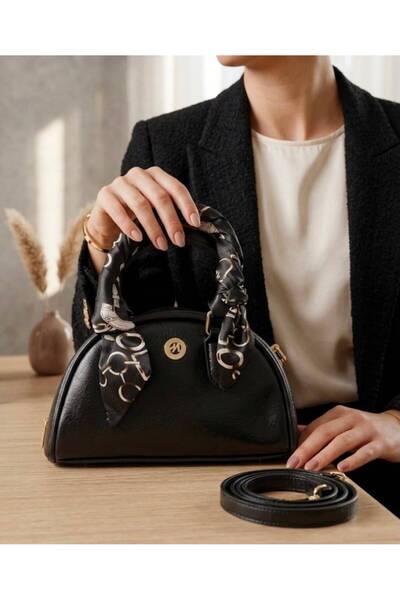 addy Women's Scarf Bowling Hand and Shoulder Bag