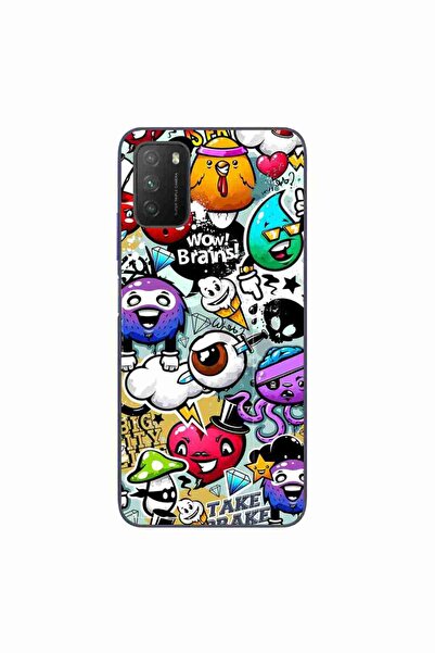 OEM Husa compatibila cu Xiaomi Poco M3 Silicon Gel Tpu Model Pop Art Graffiti