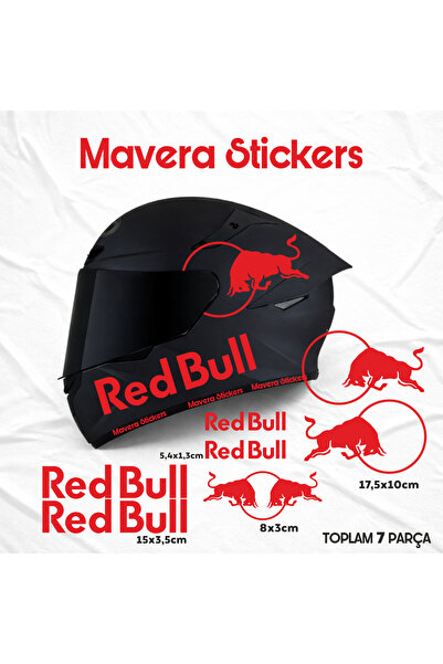 Şahin Reklam Tabela REDBULL KASK STİCKER SETİ