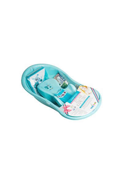 Tega Baby Комплект за баня Cadita с отцедник, поставка за бебе и ръкавица - т...