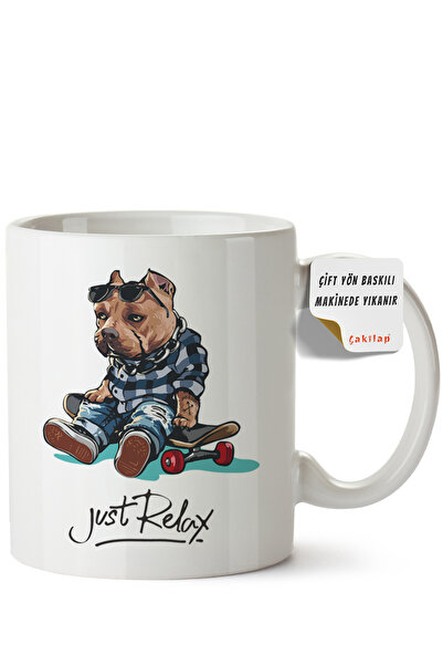 ET ERTAPASSAGE original creative designs Dog Design Printed Porcelain Mug (Do...