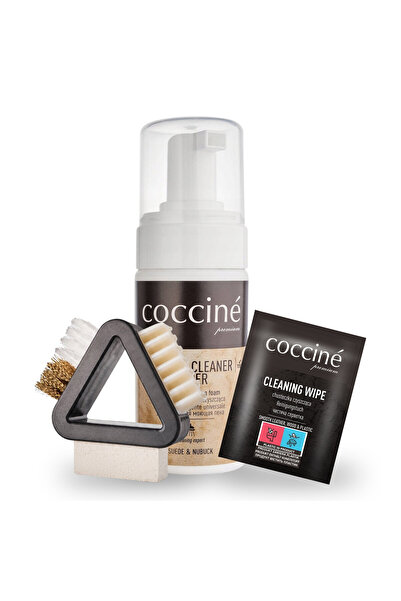 Coccine Kit de curatare, Coccine, Spuma de curatare din nubuc 100 ml, 1 serve...