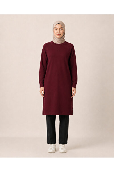 nevmira Reglan Kollu Sweat Tunik İki İplik