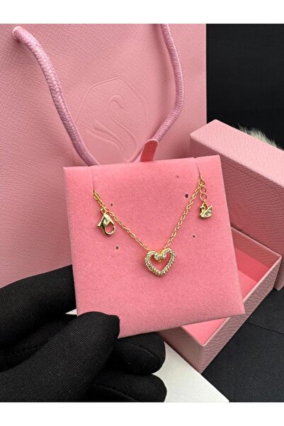 Generic Fashionable and Elegant Design Gold Plated Heart Pendant Necklace