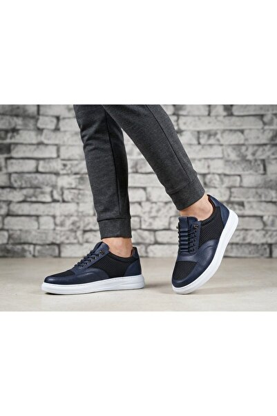 Anka Hybrid Mesh & Pebble Leather - Sportif Erkek Sneaker