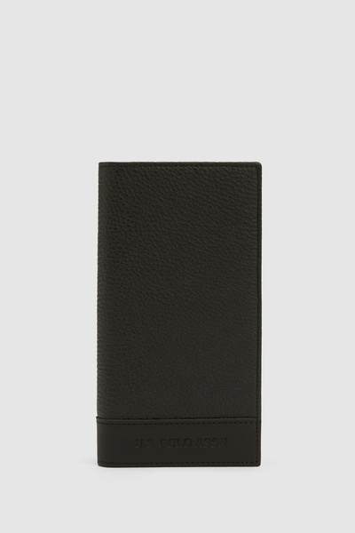 U.S. Polo Assn. Men's Black Wallet 50323727-Vr046