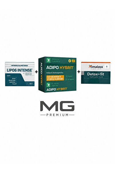 ADİPO Lipo6 Intense + Hybrit + Detox+fit Takviye Edici Gıda Seti 3’lü