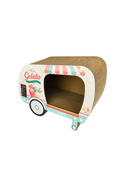 Rotipet Shebo Catvan Karton Kedi Tırmalama Evi Gelato