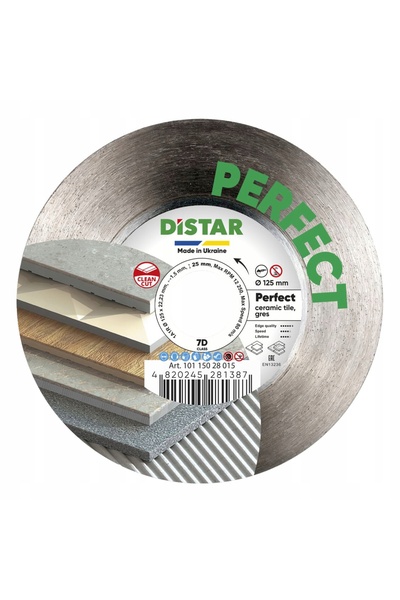 Distar DISC DIAFANT pentru plăci ceramice 1A1R 125 mm PREFECT 10115028015