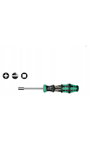 Wera Werk Mâner Kraftform cu suport pentru biți de 1/4 ", 6 piese, 0505151800...