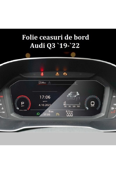 GIDA-CRIS Folie sticla securizata pentru ecran ceasuri de bord joase GC118, c...