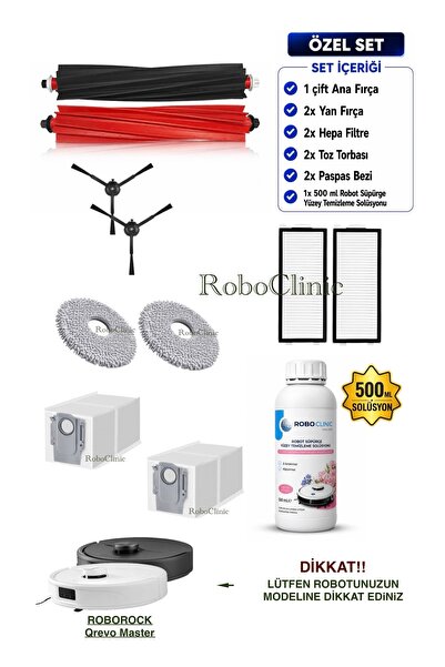 Roboclinic Set de piese de schimb compatibile cu aspiratorul robot Roborock Q...