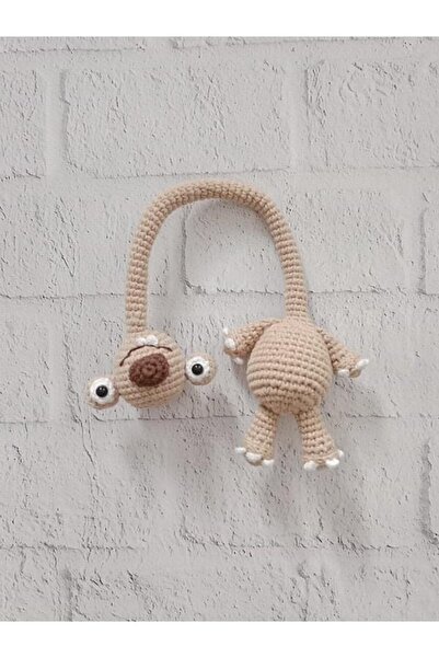 OYUNCAKPARK Sid Charm Direksiyon ve Çanta Süsü Amigurumi Organik Oyuncak