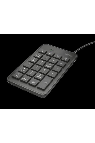 Trust Tastatură numerică Xalas USB cu fir și taste rapide