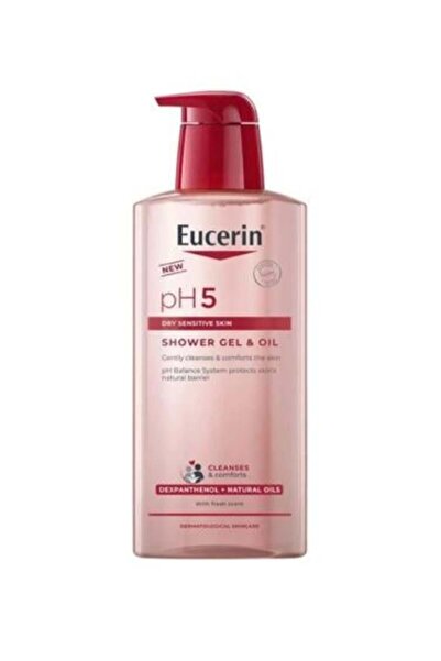Eucerin جل وزيت pH5 للأستحمام للبشرة الجافة والحساسة من يوسرين- 400 مل
