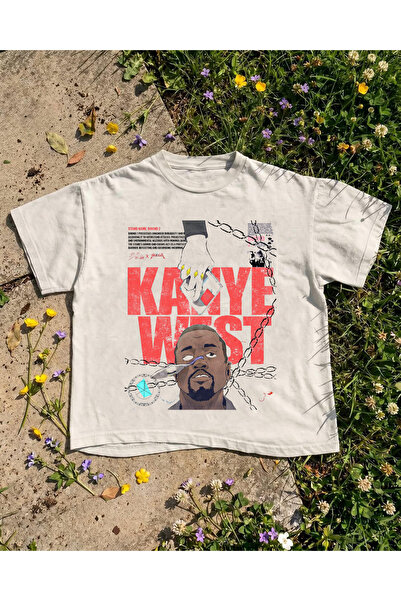 Grafftee Clothing Kanye West Bound2 Printed Unisex Oversize T-Shirt
