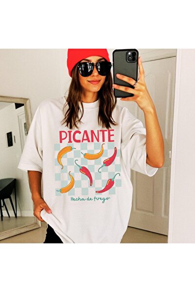 Grafftee Clothing Picante Printed Unisex Oversize T-Shirt
