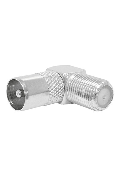 Lechpol Adaptor coaxial TV din cupru, conector tată-mamă