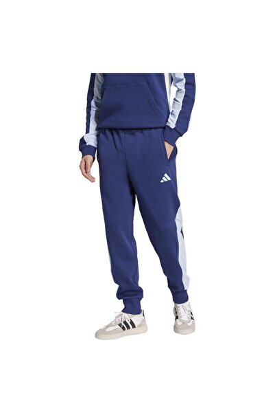 adidas Pantaloni de trening colorblock esențiali de sezon pentru bărbați XL