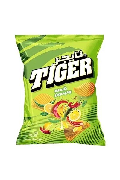Tiger رقائق البطاطس بنكهة الفلفل الحار والليمون - 20 × 12 جرام